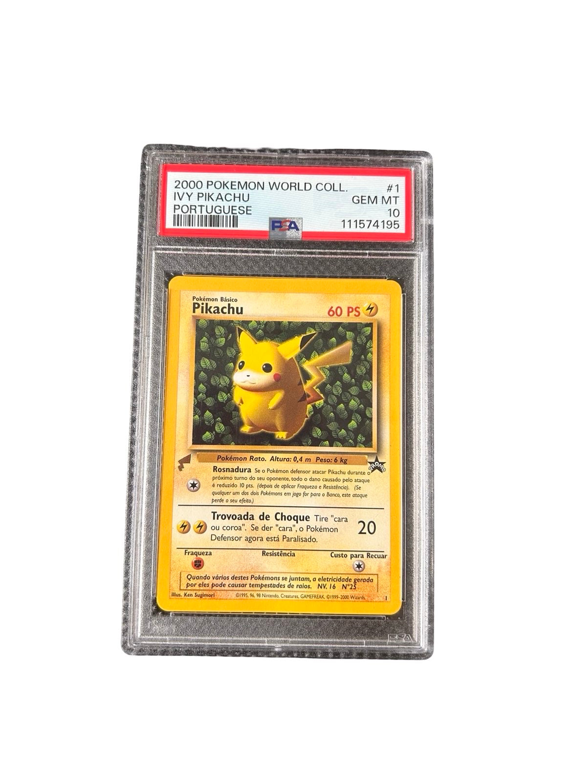 Ivy Pikachu World collection - PSA10