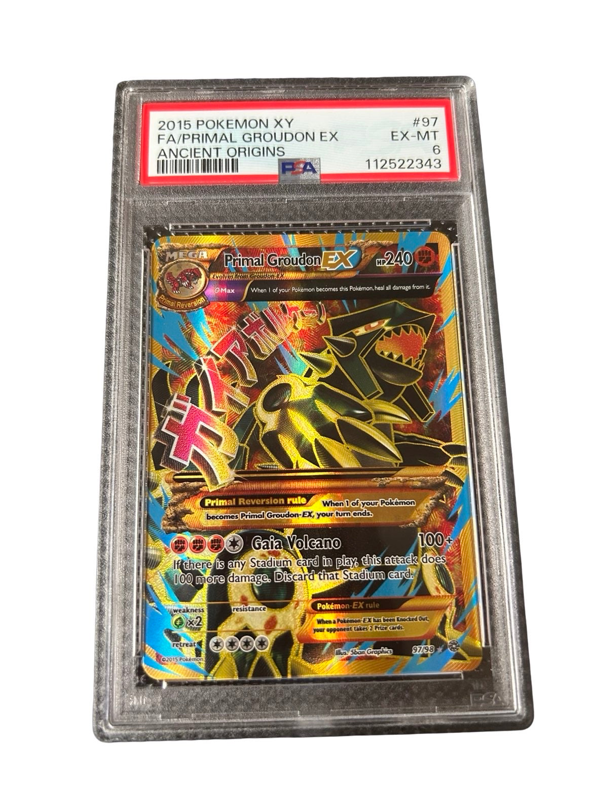 Primal Groudon Ancient Origins - PSA6