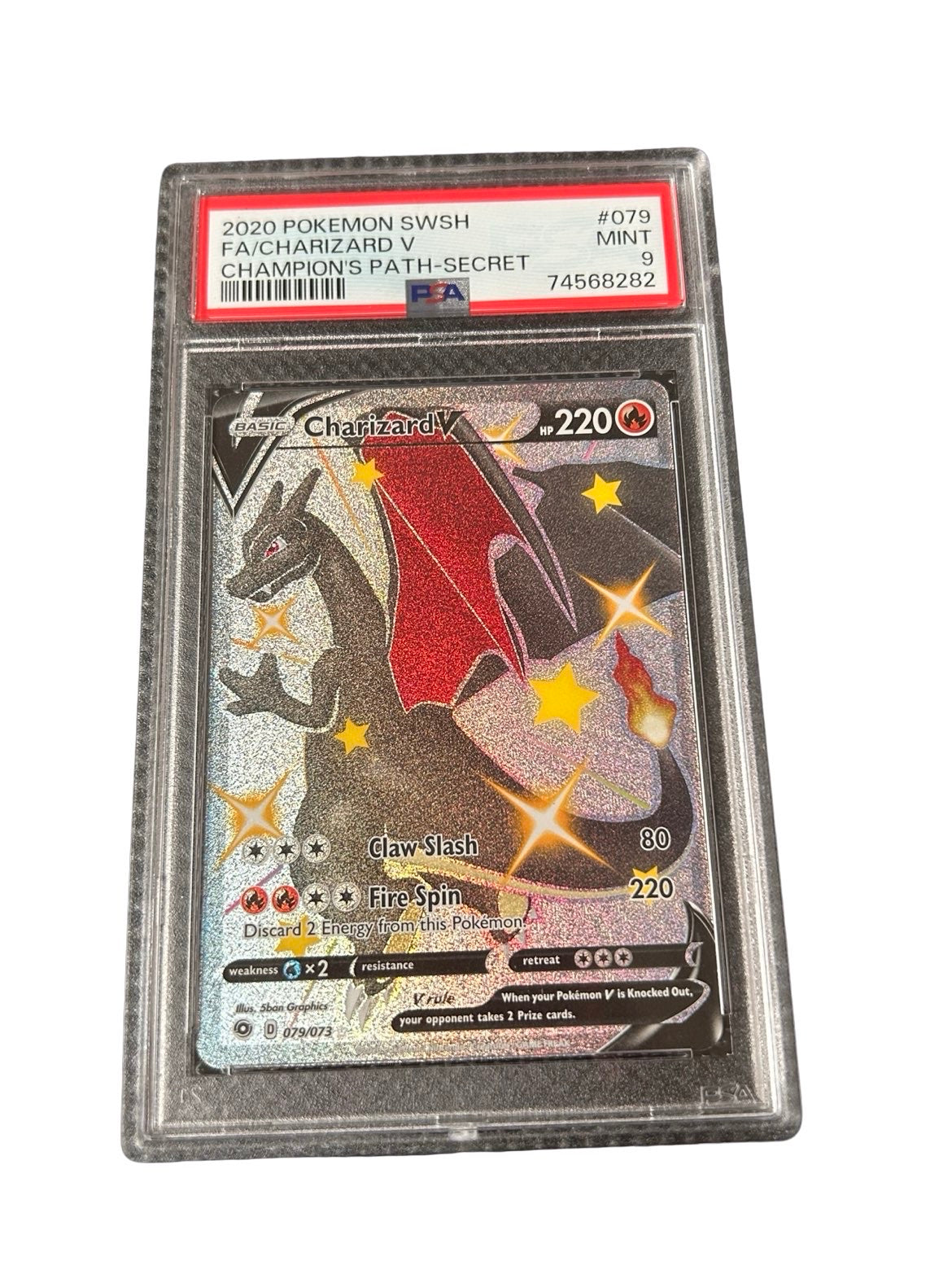 Charizard Champions Path PSA9