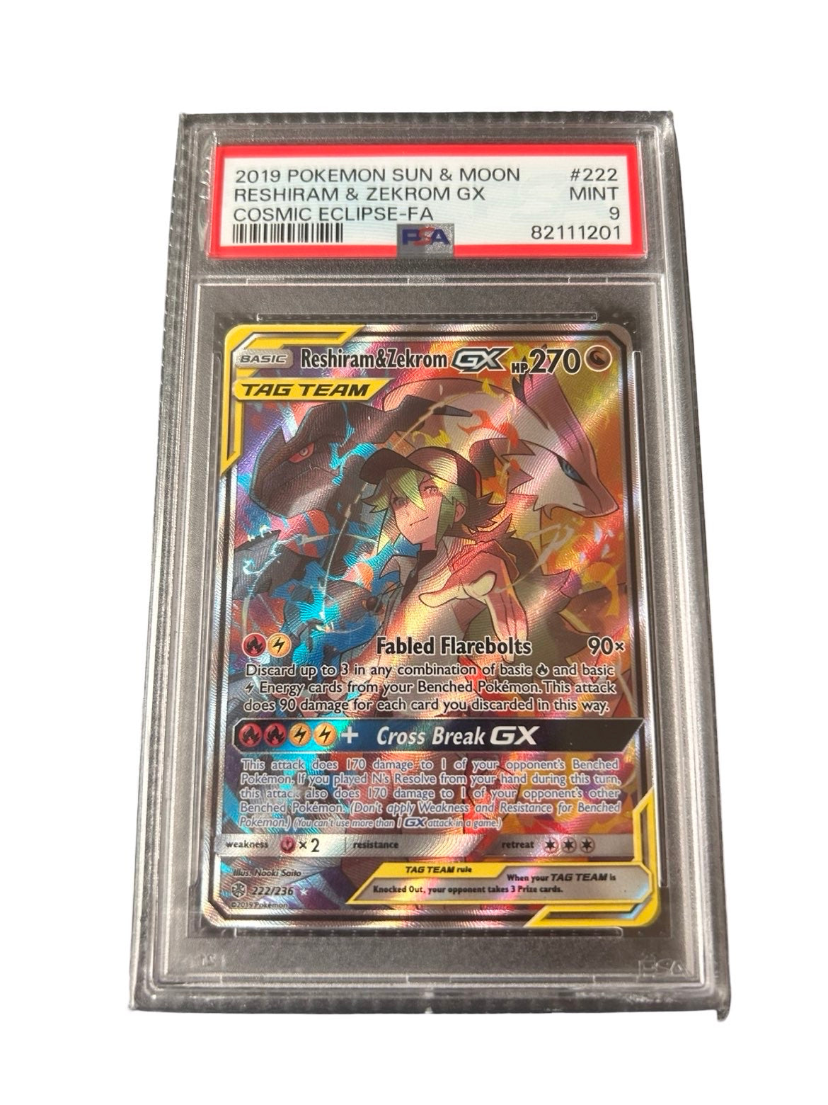 Reshiram and Zekrom PSA9