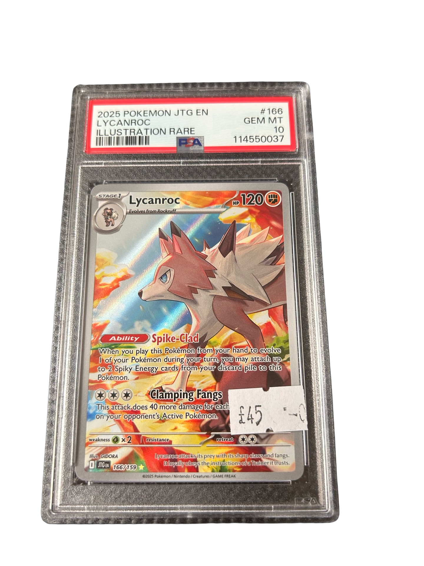 LYCANROC DESTINED JTG - PSA 10