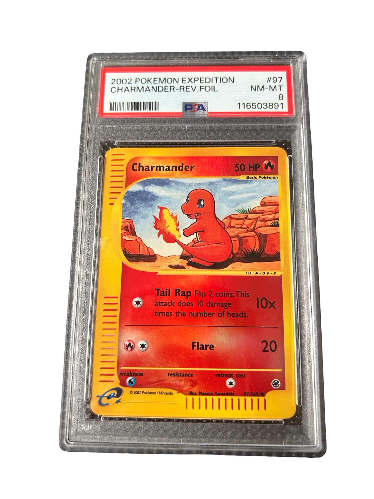 CHARMANDER EXPEDITION REVERSE - PSA 8