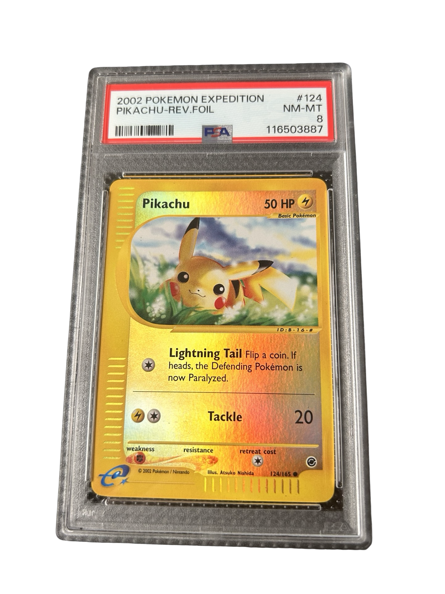 PIKACHU EXPEDITION REVERSE - PSA 8