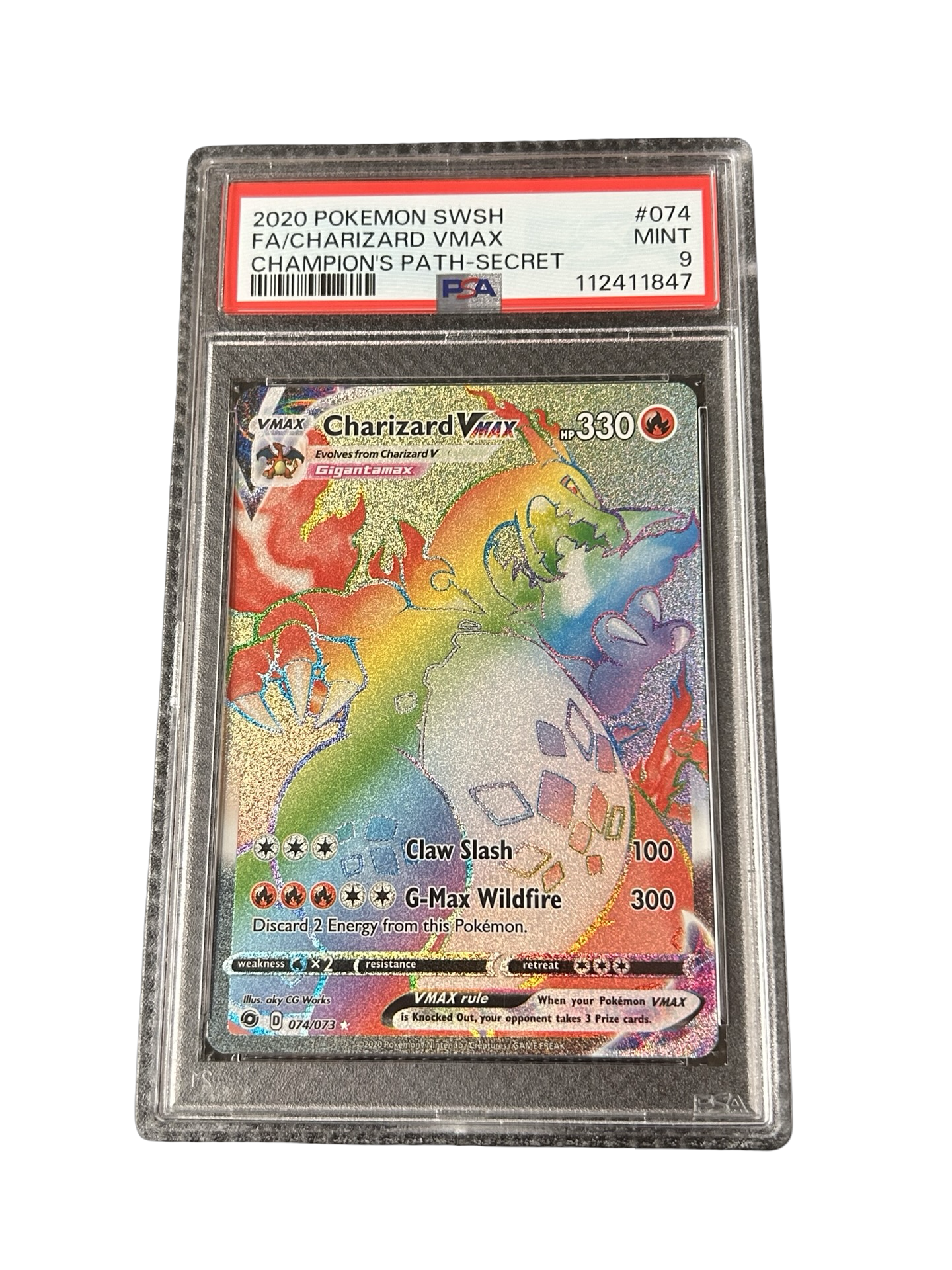 CHARIZARD CHAMPIONS PATH - PSA 9