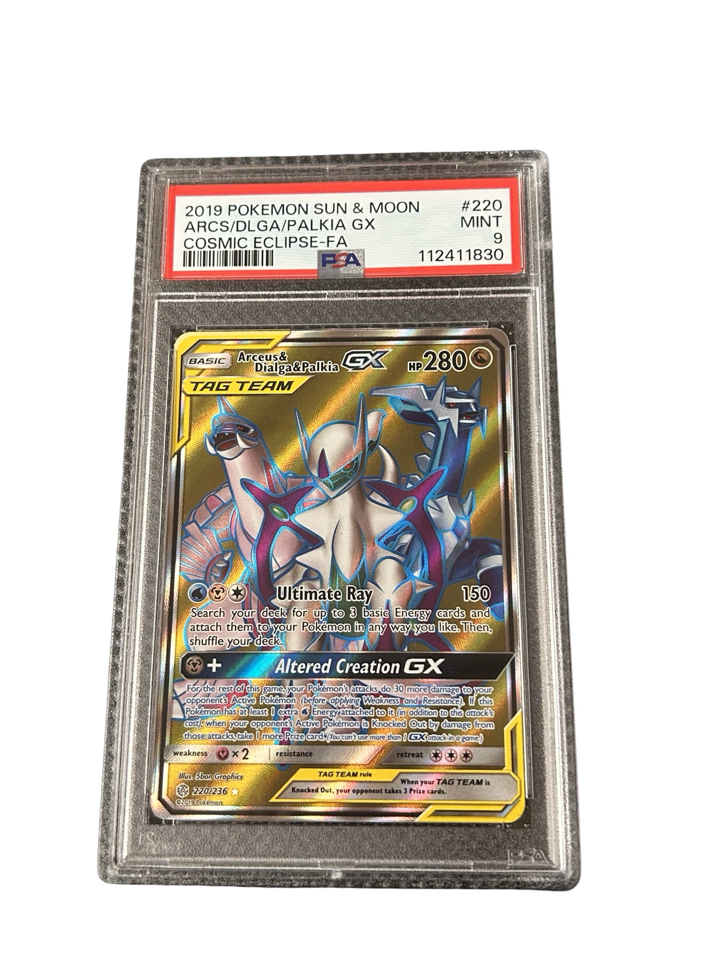 ARCEUS DIALGA PALKIA - PSA 9