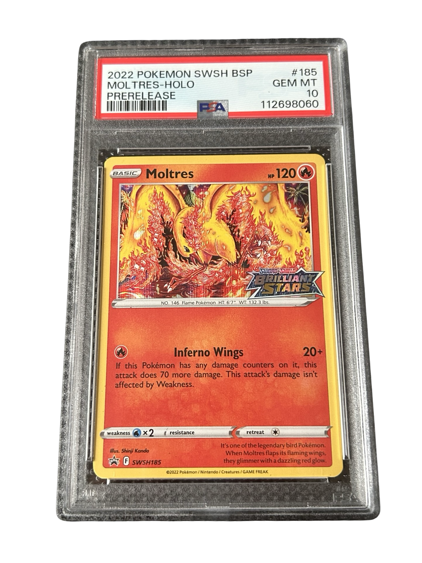 MOLTRES BRILLIANT START PRE RELEASE - PSA 10
