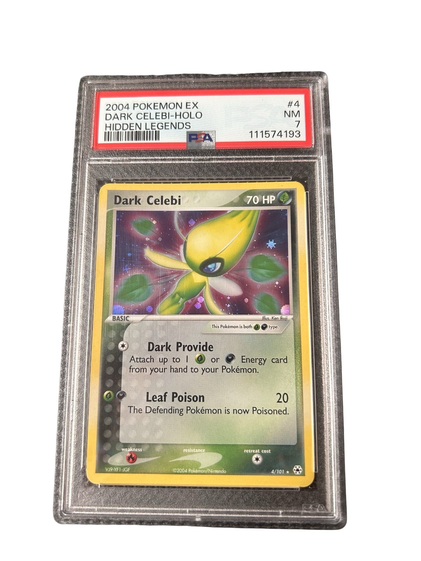DARK CELEBI HIDDEN LEGENDS - PSA 7