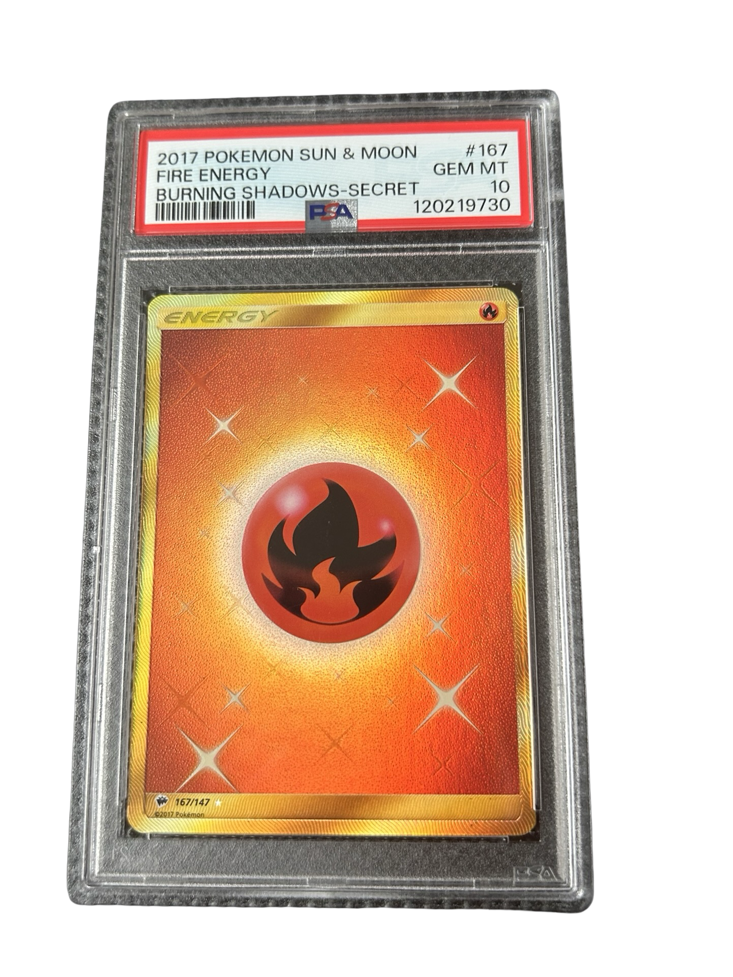 BASIC ENERGY - BURNING SHADOWS - PSA 10