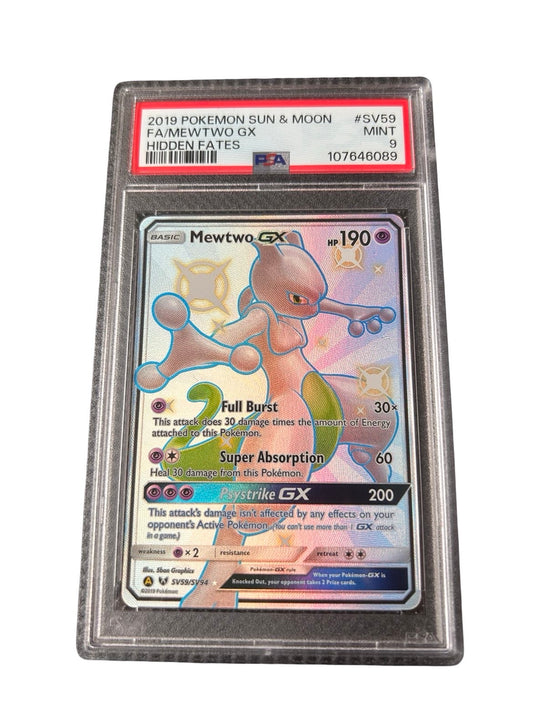 Mewtwo GX PSA9