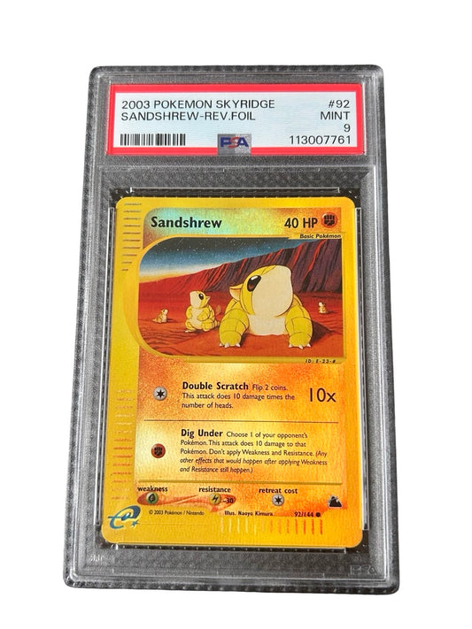 Sandshrew Skyridge PSA9