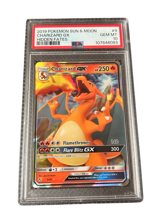 Charizard V Hidden Fates - PSA10