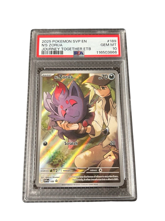 N's Zorua JT ETB - PSA10