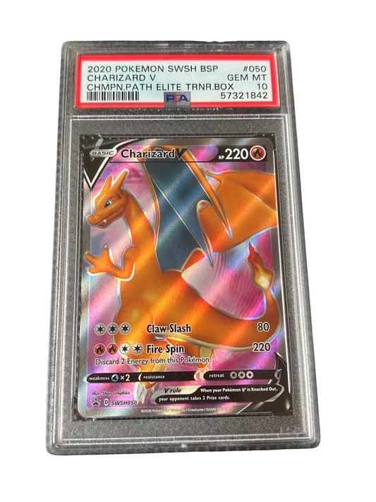 Charizard V Champions path ETB - PSA10