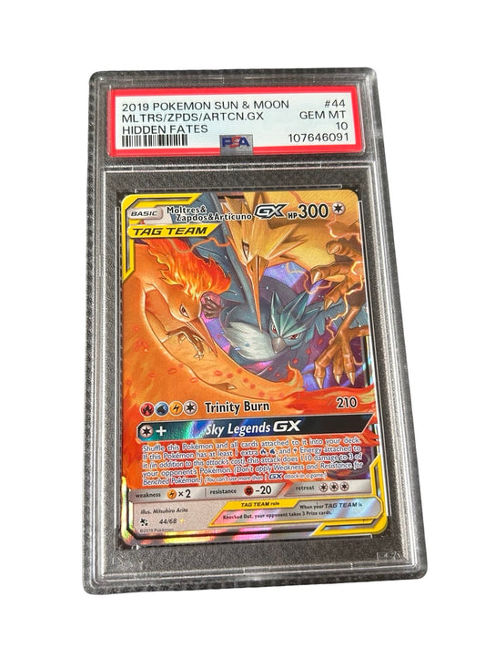 Moltres, Zapdos and Articuno PSA10
