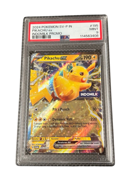 Pikachu Indomilk promo - PSA9