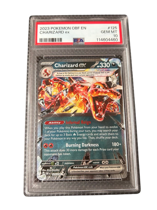Charizard ex OBF PSA10