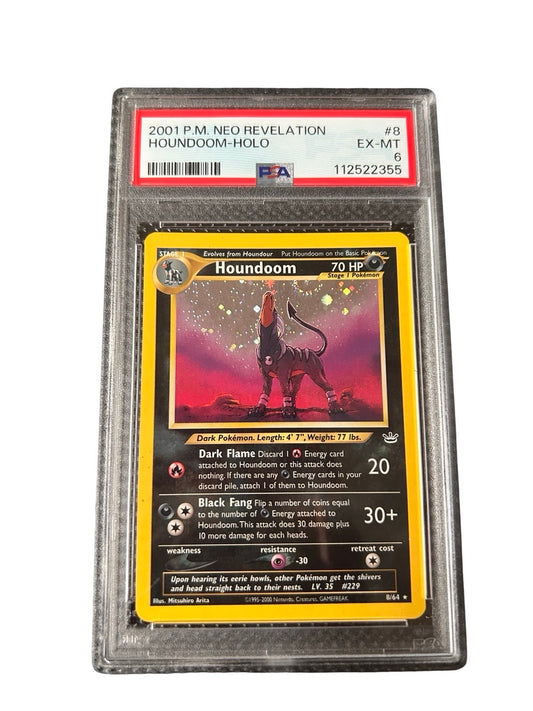 Houndoom Neo revelation Holo PSA6