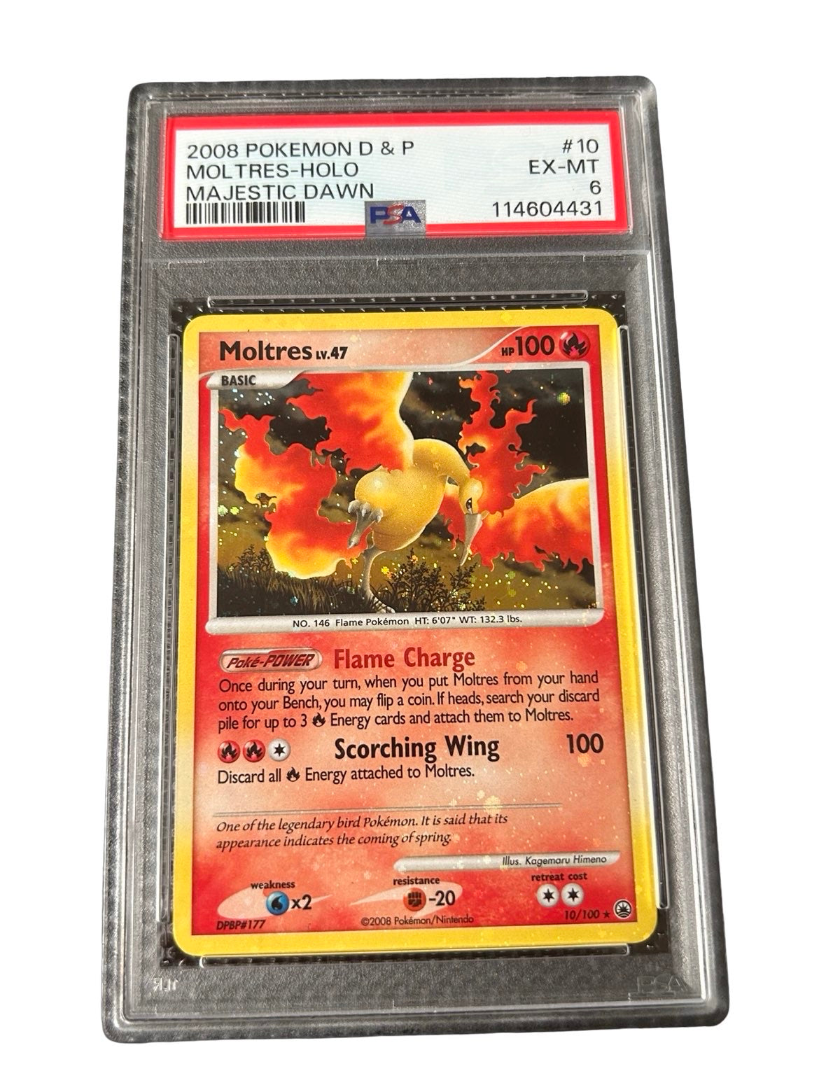 Moltres Majestic Dawn PSA6