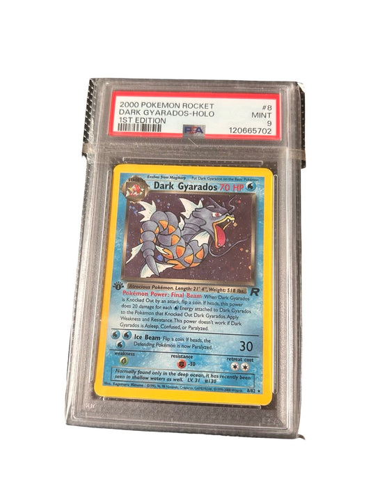 Dark Gyarados 1st ed PSA9