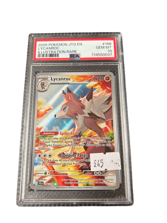 LYCANROC DESTINED JTG - PSA 10