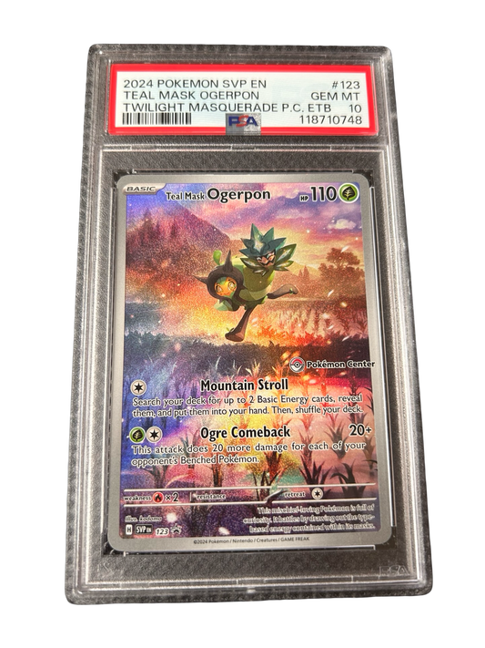 TEAL MASK OGERPON (POKEMON CENTRE) - PSA 10