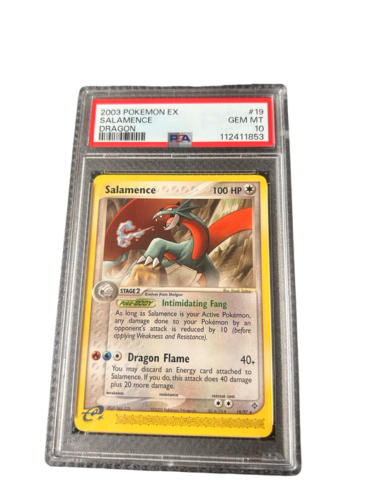 SALAMENCE EX DRAGON - PSA 10