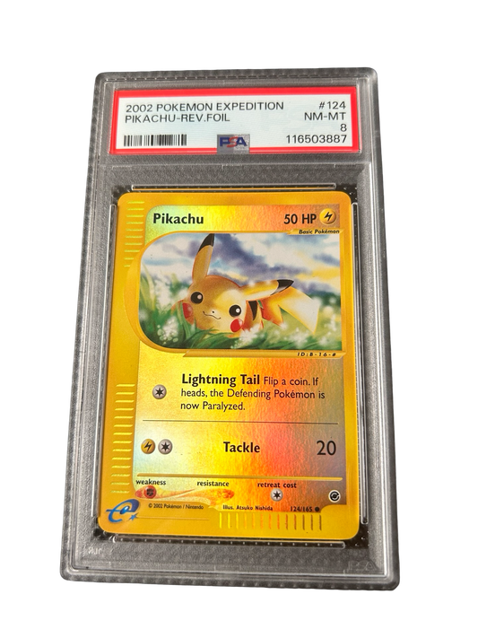 PIKACHU EXPEDITION REVERSE - PSA 8