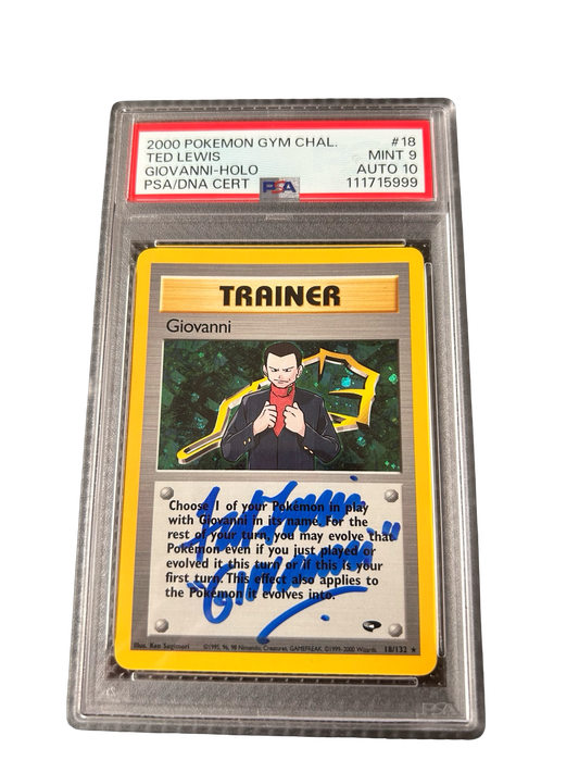 GIOVANNI - SIGNED PSA 9 - AUTO PSA 10