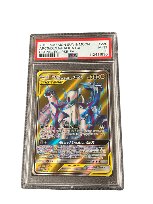 ARCEUS DIALGA PALKIA - PSA 9