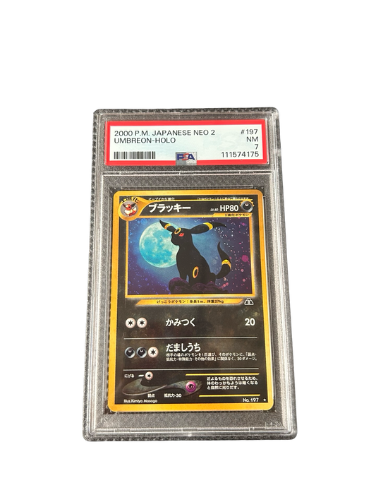 UMBREON NEO 2 "OG MOONBREON" - PSA 7