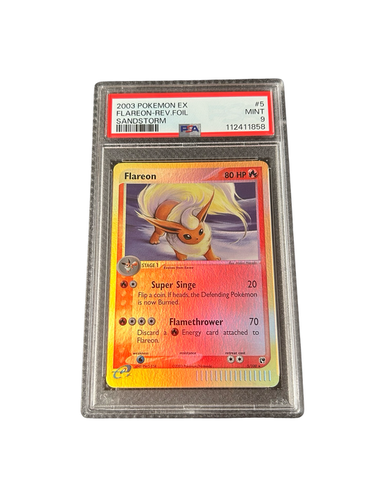 FLAREON REVERSE SANDSTORM - PSA 9