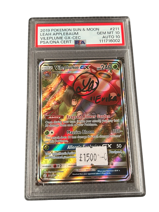 VILEPLUME GX AUTO + PSA 10