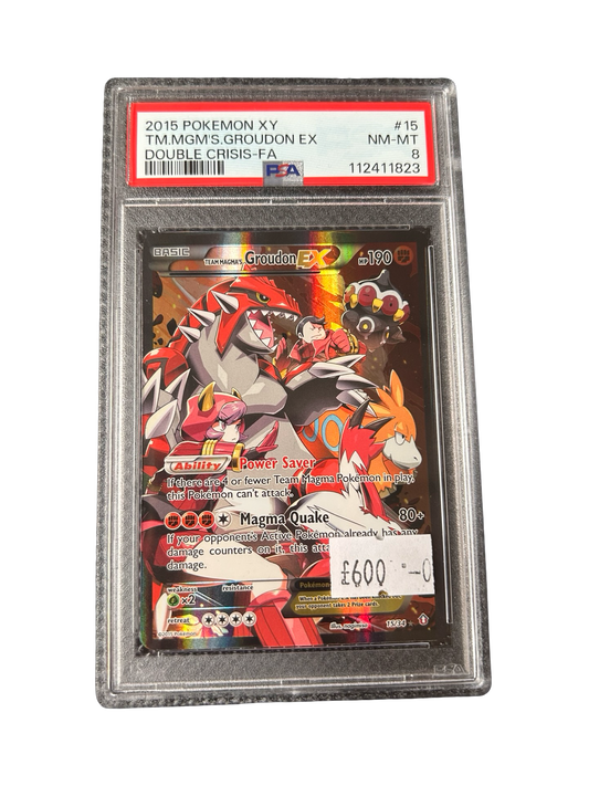 TEAM MAGMAS GROUDON - PSA 8