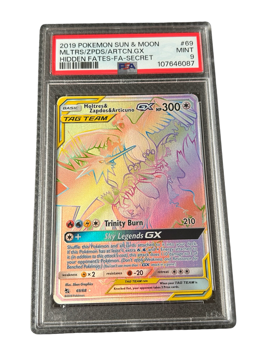 MOLTRES ZAPDOS ARTICUNO - PSA 9