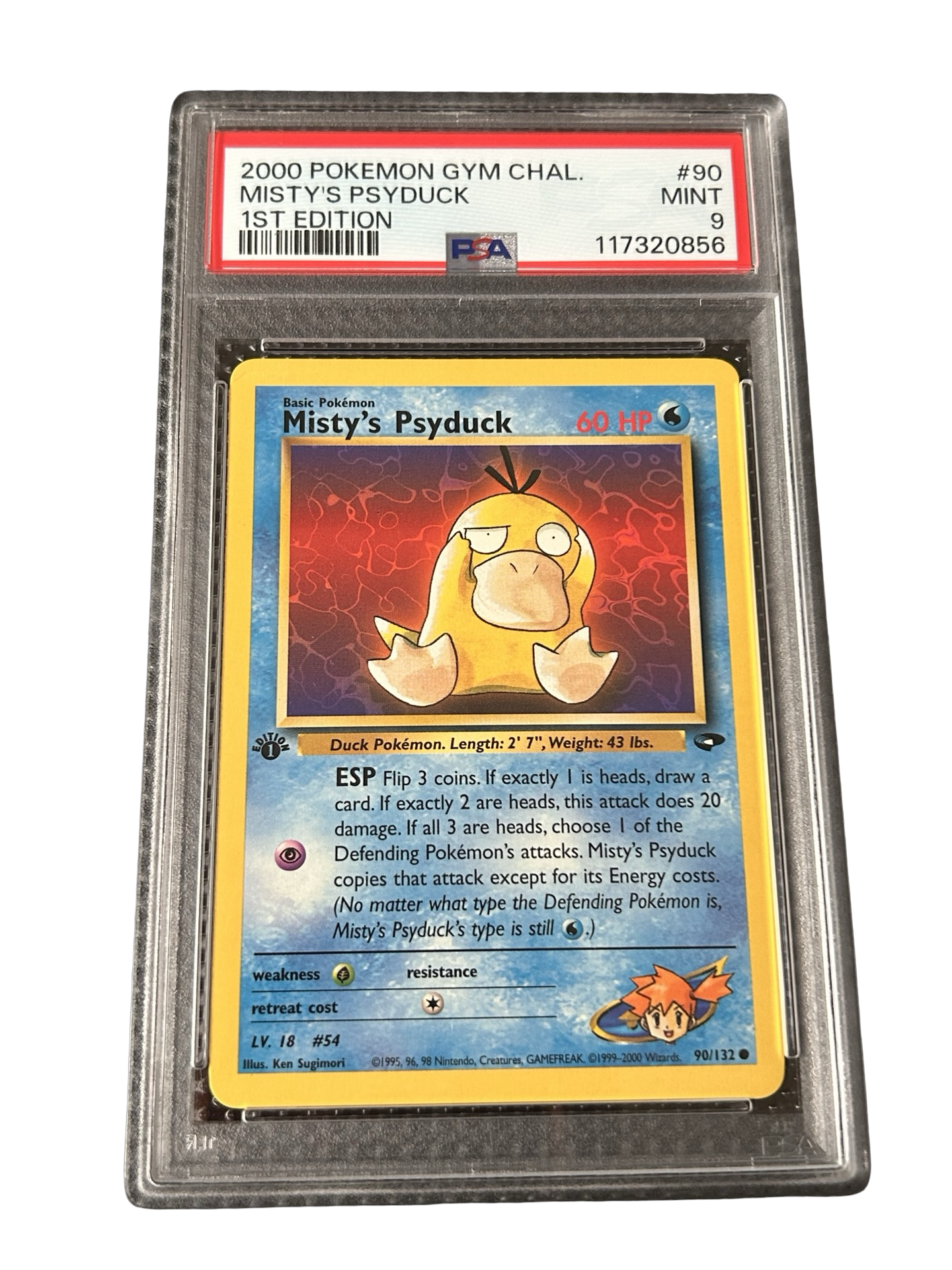 1ST EDITION MISTYS PSYDUCK