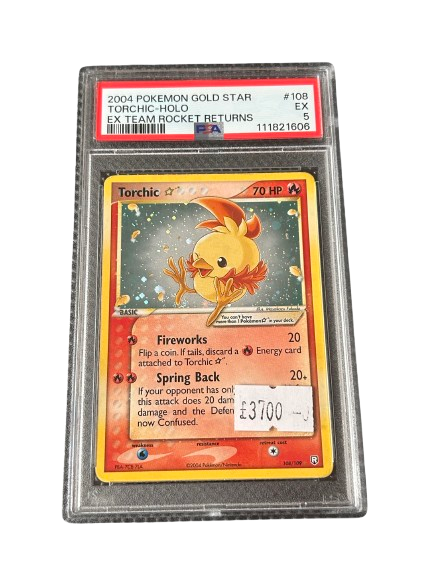 GOLD STAR TORCHIC - PSA 5